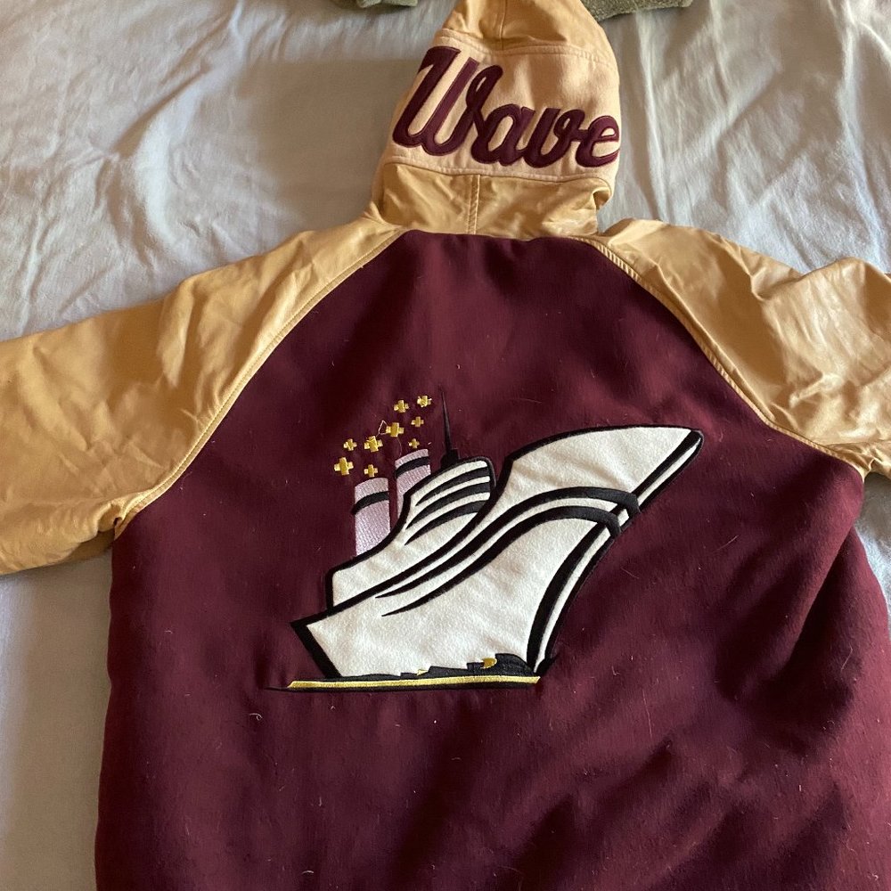 Pink Dolphin Large Letterman Jacket